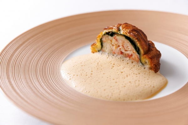 ズワイガニのパイ包み